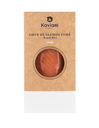 Cœur de saumon fumé