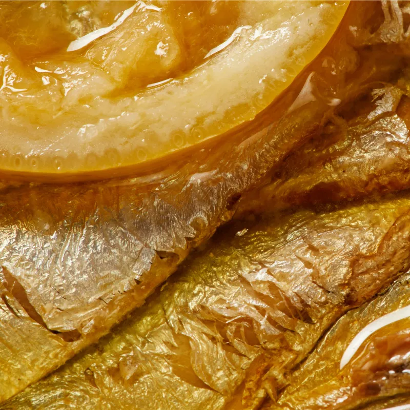 Sardines à l'huile d'olive et au citron haut de gamme - Kaviari