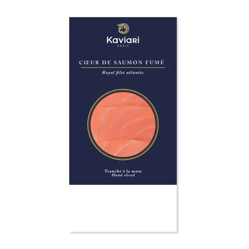 Norwegian smoked salmon heart online - Kaviari Paris