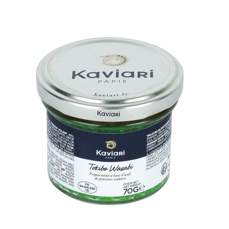 Tobiko wasabi - Sushi - Buy flying fish roe - Kaviari