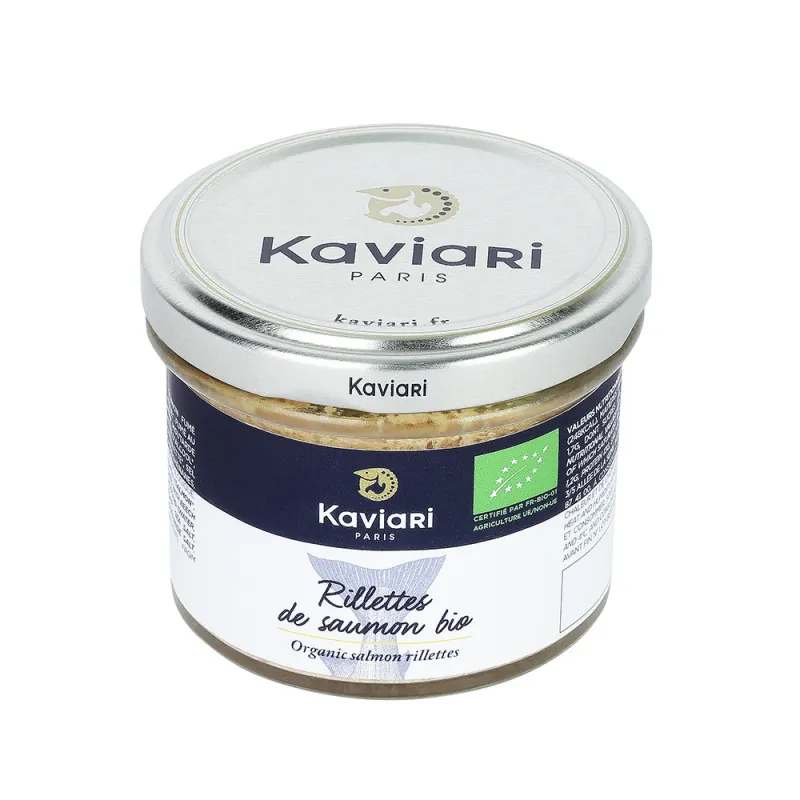 Rillettes de saumon bio - Epicerie fine - Kaviari