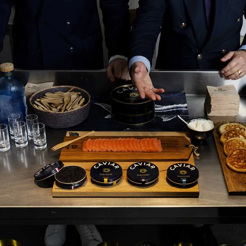 Bons cadeaux - Découverte caviar gastronomique - Kaviari