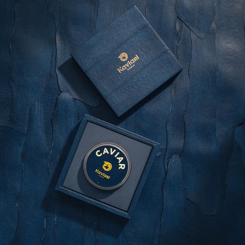 « Caviar One », un coffret luxueux en cuir marin
