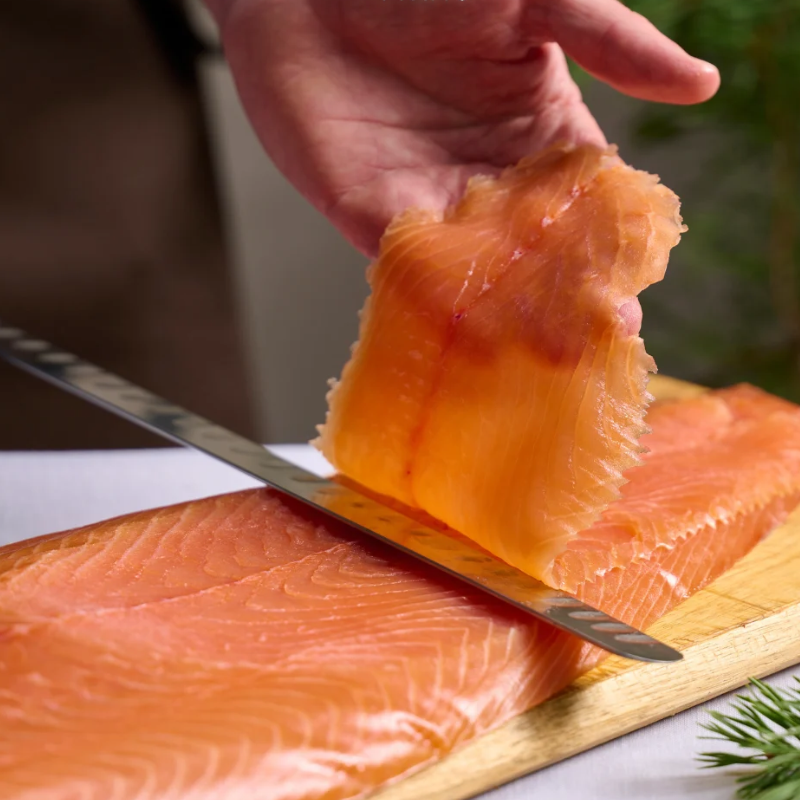 Bandes de saumon Norvégien - Bande prétranchée 1,3 kg